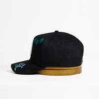Gorras Personalizadas con tu Logotipo, Gorra de Béisbol de Gamuza Estilo Deportivo Dobby con Bordado de Ballena y Detalles de Pedrería