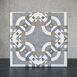 Azulejos de Cerámica Mate Rústicos Digitales de 300x300 mm, Porcelana Vitrificada Antideslizante para Interiores, Diseño para Baños - Product Image 2