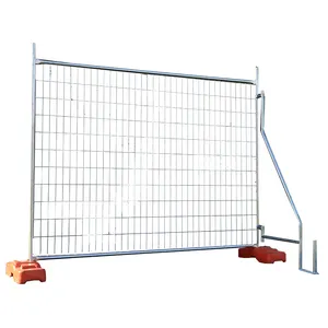 New Zealand Welded Temporary Building Fence / Sporting Event Pedestrian Barriers Residential Safety Construction Fence For Sale