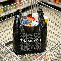 Sacs en PEHD personnalisables avec poignées gilet, thermosoudables, pour courses, supermarchés et promotions