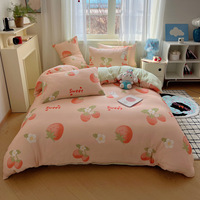 Ensemble de literie pour enfants en patchwork moderne personnalisé en gros drap de lit et housse de couette pour enfants style tissé