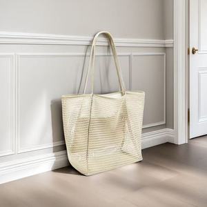 ถุงตาข่ายชายหาดแบบใช้ซ้ำได้ถุงผ้าช็อปปิ้งถุงผ้าตาข่ายสำหรับใส่ของรีไซเคิล - Product Image 6