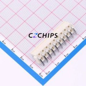 BX-VH3.96-10PWZ-GW Wire-to-Board Pin Header Bent Lead Through Hole,P=3.96mm Connector 1x10P 3.96mm Right Angle Insert VH - Product Image 2