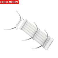 Penjualan langsung pabrik COOLMOON C200 RGB pc ekstensi kabel pc gaming aksesoris komputer cocok untuk 3 * 8pin 24pin kabel rgb