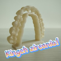 Bloc de zircone dentaire multicouche 3D 4D, 49% translucide, matériau en zircone hautement esthétique
