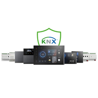 Système d'automatisation de la maison intelligente KNX/GVS/K-bus/OEM/ODM, interrupteur mural intelligent à bouton poussoir en verre 1 voie