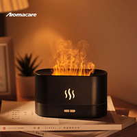 Aromacare Vente en gros Ultrasons Air Led 3D Simulation Feu Flamme Arôme Diffuseur d'eau avec lumières