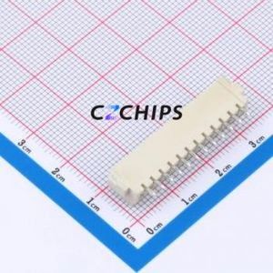 BX-HA2.54-12PWT Wire-to-Board Pin Header SMD,P=2.5mm,Horizontal Mount Connector 1x12P 2.5mm Horizontal Mount XHB - Product Image 2