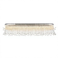 Luminaires d'Art Contemporains pour Escaliers, Éclairage Intérieur LED Économe en Énergie, Verre Cristal, Style Moderne pour la Maison, le Bureau et l'Église Européenne