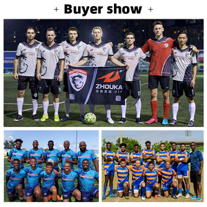 ชุดเสื้อฟุตบอลสำหรับฝึกฟุตบอลชุดเครื่องแบบพิมพ์ซับลิเมชันของทีมฟุตบอลสำหรับผู้ใหญ่ - Product Image 5