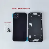 Coque arrière en verre pour iPhone X/XR/11/12/13/14 Pro Max, assemblage fabriqué en Chine