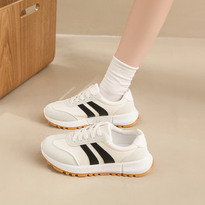 Nuove <span class=keywords><strong>Scarpe</strong></span> Sportive da <span class=keywords><strong>Donna</strong></span> 2026, <span class=keywords><strong>Scarpe</strong></span> Versatili per Ragazze, Sneakers Casual con Lacci per Studentesse, <span class=keywords><strong>Bianche</strong></span> e Nere, Taglie 36-42 - Product Image 3