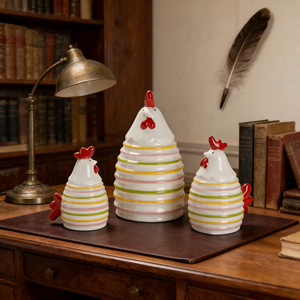 Ensemble de <span class=keywords><strong>d</strong></span>écoration en céramique pour Pâques - Œufs et lapins - <span class=keywords><strong>D</strong></span>écoration de table en <span class=keywords><strong>d</strong></span>écoupes pastel - Product Image 6