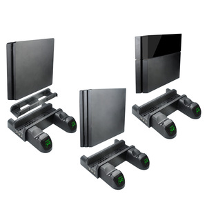 DATA FROG para <span class=keywords><strong>PS4</strong></span>, Base de Refrigeración con Cargador Doble para Controles, Almacenamiento para 12 Discos de Juego, 3 Puertos de Expansión USB para <span class=keywords><strong>PS4</strong></span>/<span class=keywords><strong>PS4</strong></span> Slim/<span class=keywords><strong>PS4</strong></span> <span class=keywords><strong>Pro</strong></span> - Product Image 6