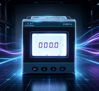 EASTSONG ES96Y-U Medidor Digital de Panel Monofásico de 96x96mm, Voltímetro LCD CA 1000V RS485 Modbus RTU Clase 0.5 IP65