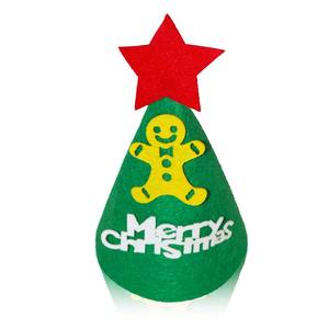 Nouveau chapeau de Noël en feutre dessin animé bricolage créatif chapeau de père Noël décoration de fête de Noël vente en gros - Product Image 1