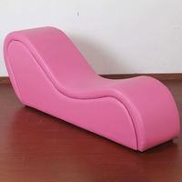 Promotion Canapé d'Amour en S Multi-Fonctionnel Aide Posturale Érotique Meuble Sexuel BDSM en Bois pour Chambre à Coucher, Fauteuil pour Couples