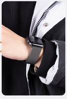Jam Tangan Mewah Tali Milanese Loop Baja Anti Karat Emas Bernapas dengan Kancing Magnetik Seri Ultra 2 38-49mm Cina