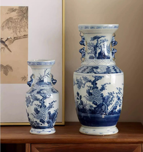 <span class=keywords><strong>Vase</strong></span> en céramique antique chinois de la <span class=keywords><strong>dynastie</strong></span> <span class=keywords><strong>Ming</strong></span> à double anse, paysage, <span class=keywords><strong>vase</strong></span> de salon chinois, <span class=keywords><strong>vase</strong></span> décoratif peint à la main - Product Image 5