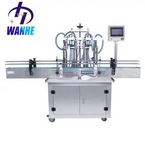 WANHE Automatic Juice Plant Manufacturing Machine Drink Making Machine Liquid Bottle Filling Capping And Labeling Machine