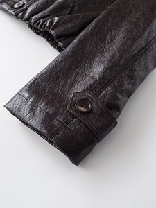 TAOP&ZA Nuova Giacca da Donna alla Moda e Versatile con Colletto Alto, <span class=keywords><strong>Doppiopetto</strong></span>, Stile Motociclista, Maniche Lunghe 0435 - Product Image 5