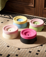 Gamelle pour animaux de compagnie en silicone antidérapante et anti-éclaboussures, modèle 2026, à suspendre, pour une alimentation sans mouillage de la gueule