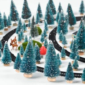 New Design Mini Sisal Bottle Brush <strong>Trees</strong> Diorama Models <strong>Miniature</strong> <strong>Christmas</strong> <strong>Trees</strong> for <strong>Christmas</strong> Party Home Decoration - Product Image 6
