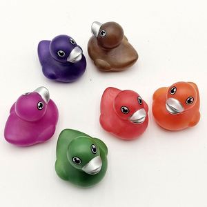 Custom Temperature Change Color Rubber Duck Child for Toddlers Business Promotional Bulk Plastic Toys Swimming <b>Bath</b> Toy - Product Image 5