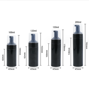 100mL 120ml 150 200 250ml blanco negro oro bomba de espuma botella champú botella pestañas recargable líquido limpiador Facial espuma <span class=keywords><strong>Bot</strong></span> - Product Image 2