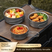 Ensemble de cuisine pliable multifonctionnel portable de style japonais en acier inoxydable, recommandé par les influenceurs, pour le camping en plein air