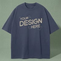 T-shirt basique épais et oversize pour homme, tendance, coloré, à épaules tombantes, imprimé 3D, tailles disponibles, directement du fabricant, 100% coton