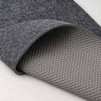 Tapis antidérapant en feutre TPR quadrillé personnalisé avec réduction du bruit, capture de la poussière, blocage du froid, forte adhérence, double protection
