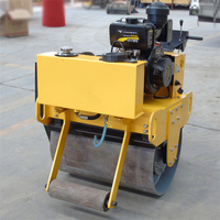 Rouleau de compactage de sol pour petites structures, modèle le plus récent pour la construction de petites bâtiments et de maisons, compresseur manuel 200/500 kg