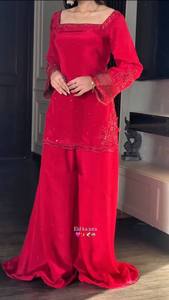 Full Sleeve Readymade Silk <b>Top</b> Lehenga with Dupatta Set for Women Party Heavy Embroidery 5mm Sequence Work Suit - Product Image 6