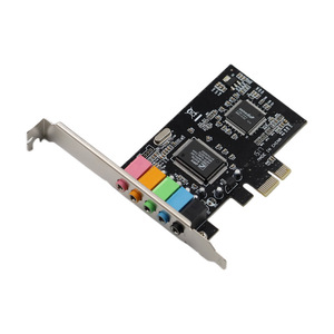 <span class=keywords><strong>Tarjeta</strong></span> <span class=keywords><strong>de</strong></span> sonido <span class=keywords><strong>interna</strong></span> PCI-E <span class=keywords><strong>de</strong></span> 6 canales, chip CMI8738, <span class=keywords><strong>tarjeta</strong></span> <span class=keywords><strong>de</strong></span> <span class=keywords><strong>audio</strong></span> con efecto <span class=keywords><strong>de</strong></span> sonido estéreo - Product Image 1