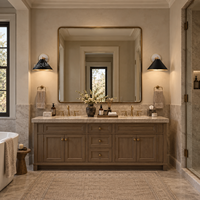 Applique Murale Cône en Fer Luxe Moderne pour Salle de Bain et Chambre, Luminaire Décoratif Intérieur pour Projets Hôteliers et Villas