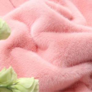 Vải lông giả thỏ, chất liệu flannel lông cừu mềm mại, màu trơn, có thể tùy chỉnh, thích hợp làm đồ mặc nhà mùa đông, khăn trải ghế sofa - Product Image 3