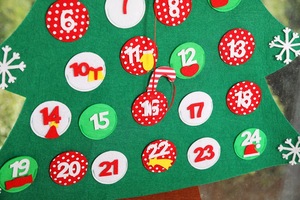 The explosion <span class=keywords><strong>Amazon</strong></span> calendar creative Christmas Non-woven pendant Christmas pendant Christmas countdown calendar - Product Image 3