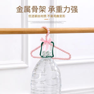 Новинка, модные красочные пластиковые металлические мини-бусины 20 см с жемчугом, кошка, домашняя одежда, вешалка для собак, детей - Product Image 6