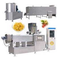 Ligne de production d'extrudeuse de pâtes macaroni spaghetti macroni de nouilles d'Italie entièrement automatique 100kg 200kg 250kg