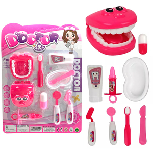 Juego de simulación de juguete: Kit médico y dental para niños y niñas, con herramientas de dentista y accesorios de juego de rol de <span class=keywords><strong>doctor</strong></span>. - Product Image 1