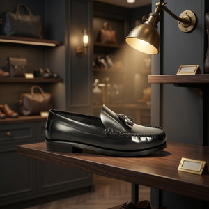 Mocassins Homme Formels en Cuir Véritable à Enfiler, Solides, Respirants, Semelle en Caoutchouc Antidérapante, Chaussures de Bureau et de Carrière Légères pour Hiver/Automne - Product Image 3