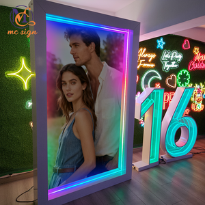 Cornice Fotografica Personalizzata con Retroilluminazione LED RGB per Decorazioni di Matrimoni, <span class=keywords><strong>Eventi</strong></span> e Esposizioni nei Centri Commerciali - Product Image 4