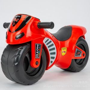 Children's Motorcycle Balance Bike 1-3 Years Old Yellow With Music Unisex - Product Image 5