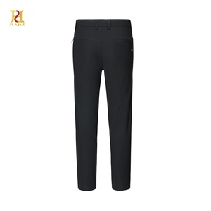 กางเกงขายาวผู้ชายผ้าไหมผสมโมดอ<span class=keywords><strong>ล</strong></span>สุดหรู ระบายอากาศได้ดี เอวยางยืด ทรงค<span class=keywords><strong>ล</strong></span>าสสิก พรีเมียม เรียบง่าย แฟชั่นประจำวัน เหมาะสำหรับธุรกิจ - Product Image 1