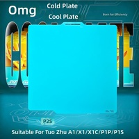 Nouvelle table d'impression 3D basse température avec finitions brillantes/mates, stabilité améliorée, matériau PEI compatible avec les modèles Tiertime A1/X1/P1