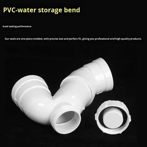 Accesorios de Tubería de <span class=keywords><strong>PVC</strong></span> Antiolor, <span class=keywords><strong>Codo</strong></span> en Forma de S y Curva en Forma de P con Tapa de Inspección para Tubos de Plástico de 50, 75 y <span class=keywords><strong>110</strong></span> mm - Product Image 3