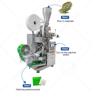 OCENA Grande machine de fabrication de sachets de thé en fibre de maïs avec étiquette et emballage en papier - Product Image 5