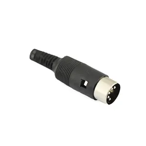 All-Yuan Core Connector Brand New Spot Direct Purchase Large D 5-Core Male Connector Power Plug