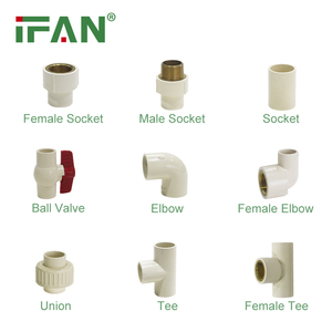 IFAN Servicio Profesional de Fontanería, Tuberías de Plástico PVC CPVC, Accesorios de Unión de CPVC de 1/2\"-2\" - Product Image 5